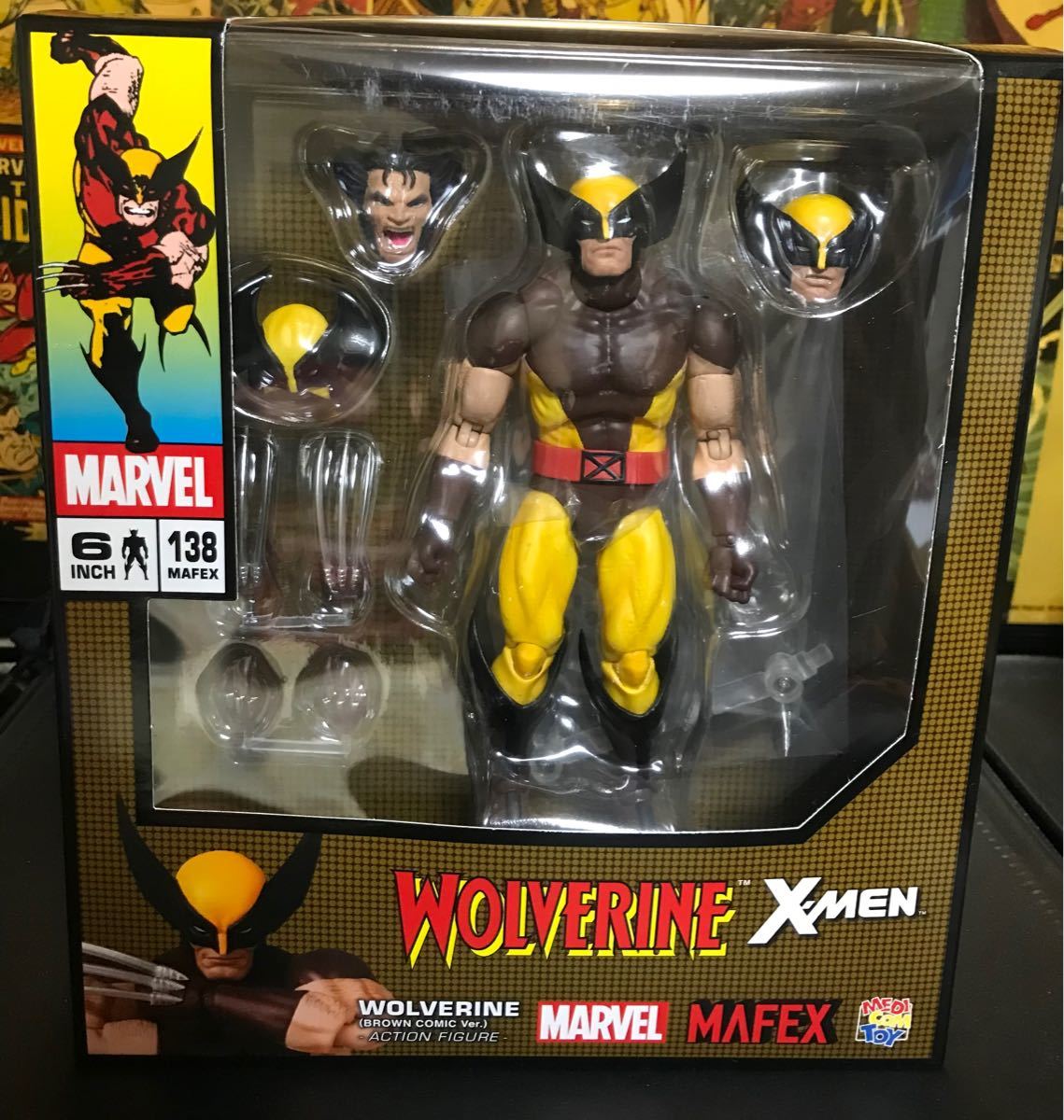MAFEX マフェックス No 138 WOLVERINE ウルヴァリン ブラウン MAFEX マフェックス No 138 WOLVERINE ウルヴァリン ブラウン