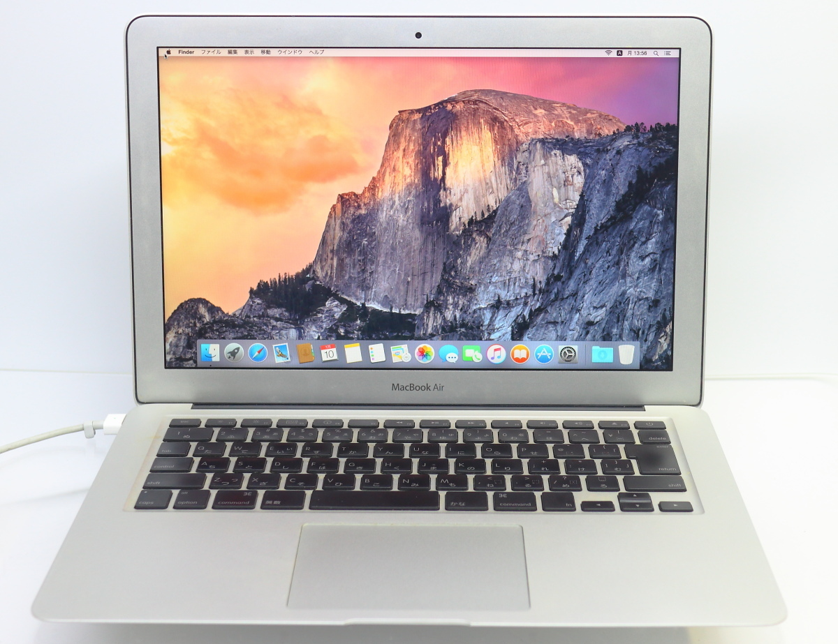 Apple MacBook Air (13-inch, Late 2010)/1.86GHz Intel Core 2 Duo/2GBメモリ/SSD128GB/OS X Yosemite/バッテリー無し ジャンク扱い_画像1