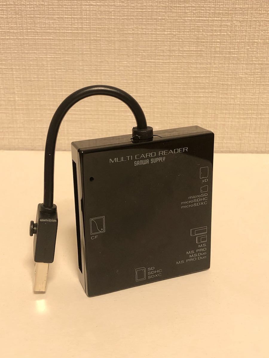 サンワサプライ USB2.0 カードリーダー ADR-ML15BK