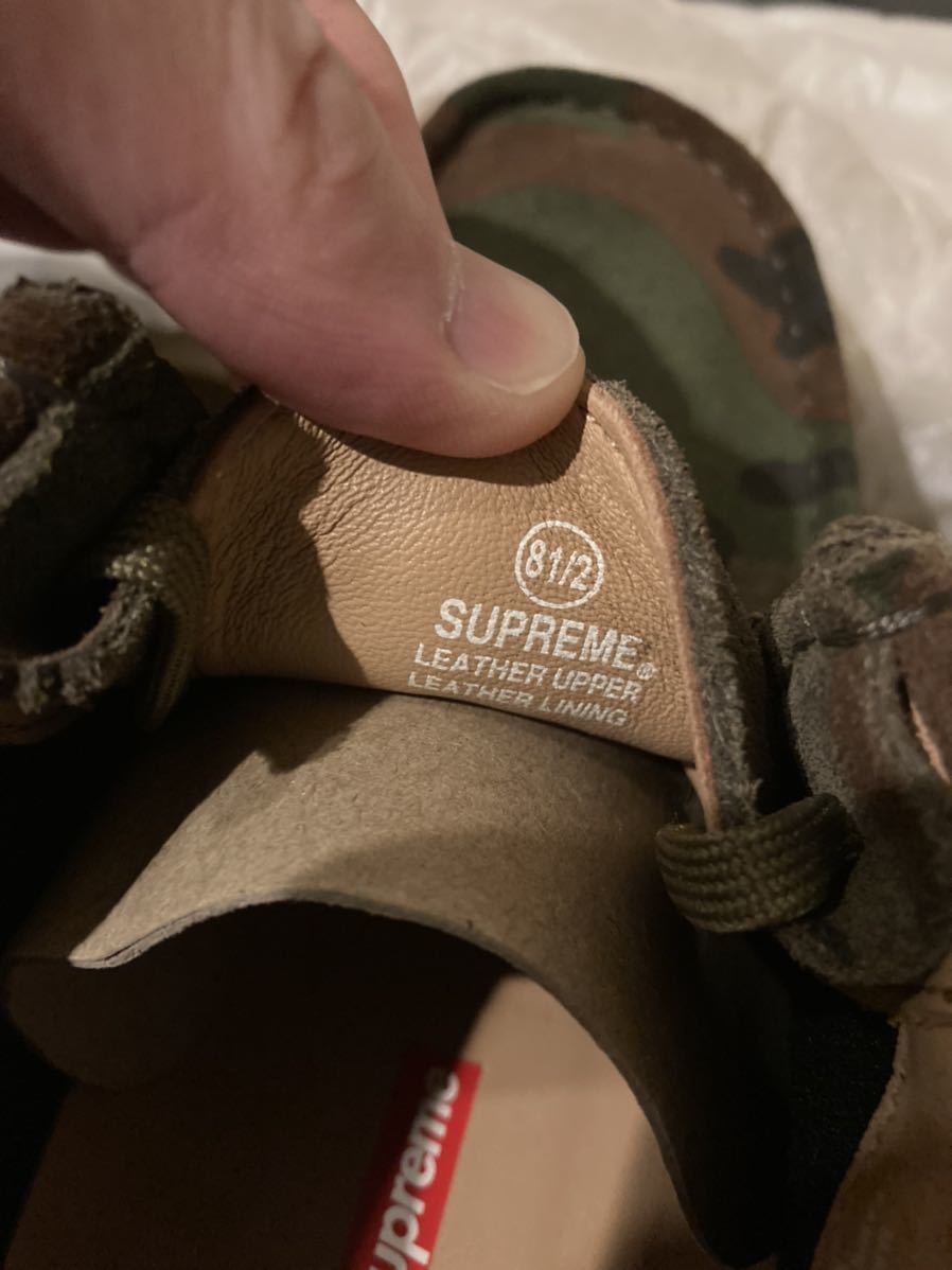 【新品未使用】Supreme x Clarks Wallabee GORE-TEX US8.5 UK7.5 シュプリーム クラークス ワラビー ゴアテックス 迷彩 カモフラの画像6