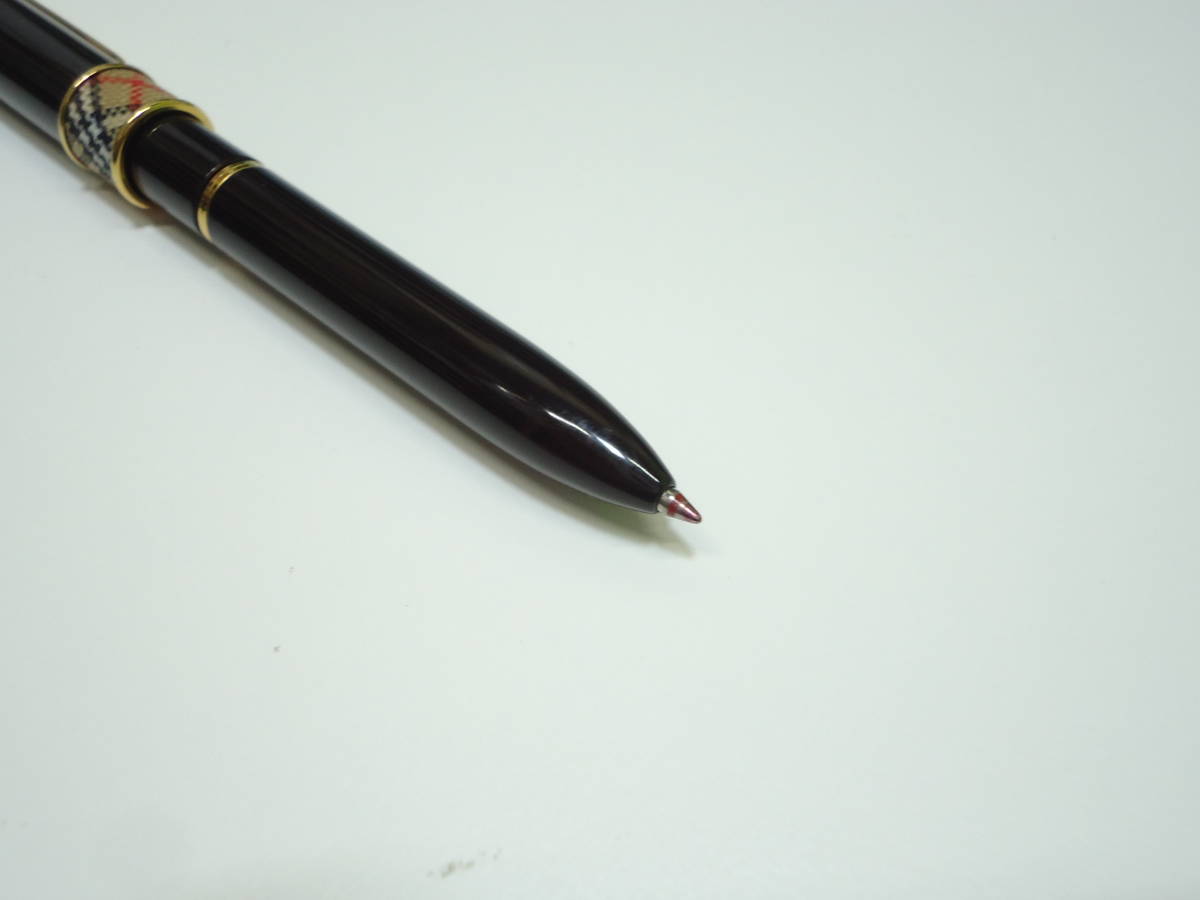 文房具祭 バーバリー 多機能 ボールペン シャーペン 赤 黒 BURBERRY_画像7