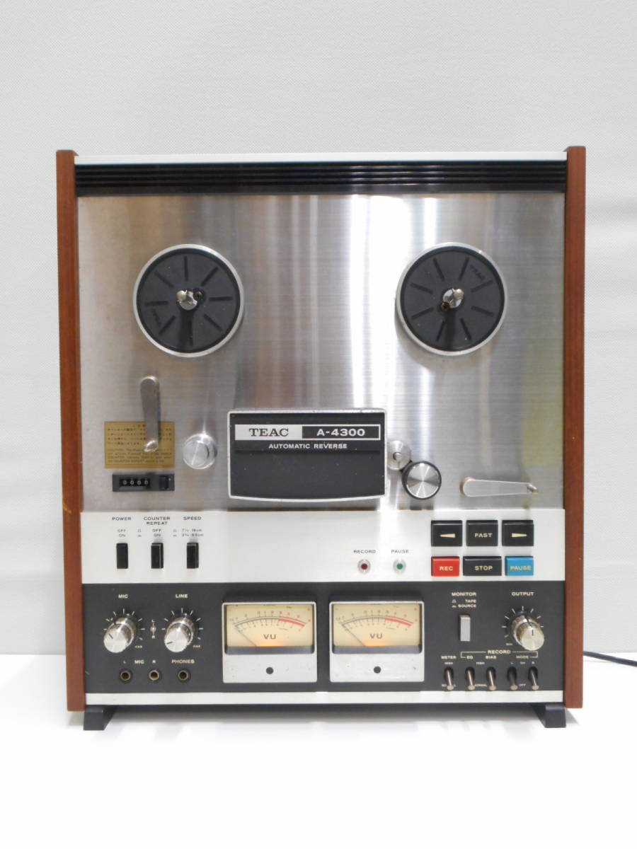 音響祭 TEAC A-4300 ステレオ テープ デッキ 100V 50Hz オープンリール