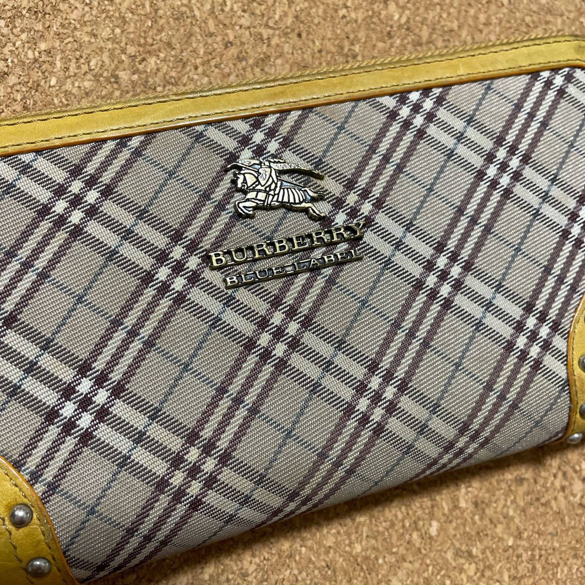 バーバリー ブルーレーベル BURBERRY BLUELAVEL ノバチェック長財布