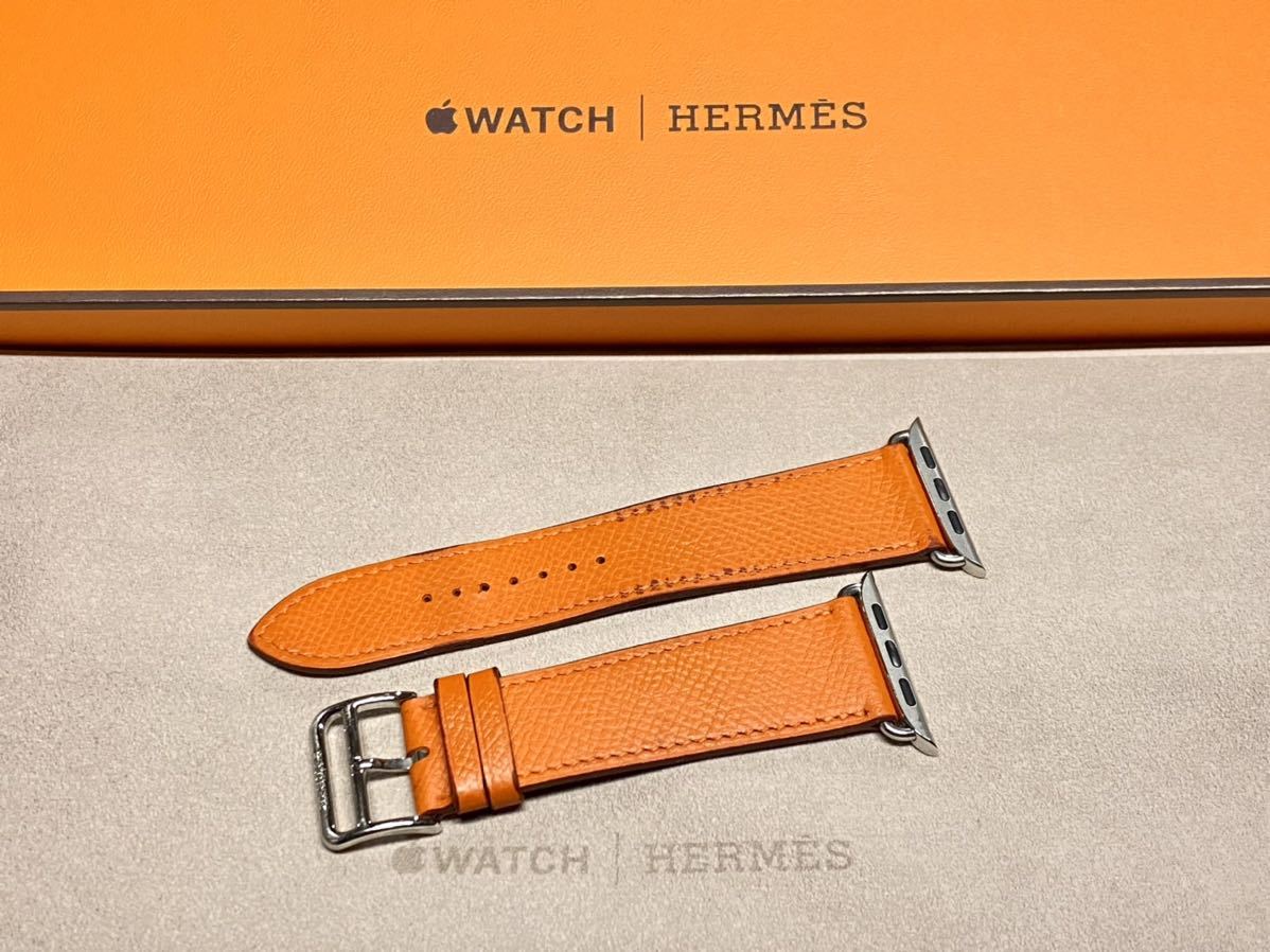 即決 送料無料 Apple Watch Hermes 44mm ヴォー・エプソン フー シンプル トゥール レザー ストラップ エルメス  アップルウォッチ 正規品