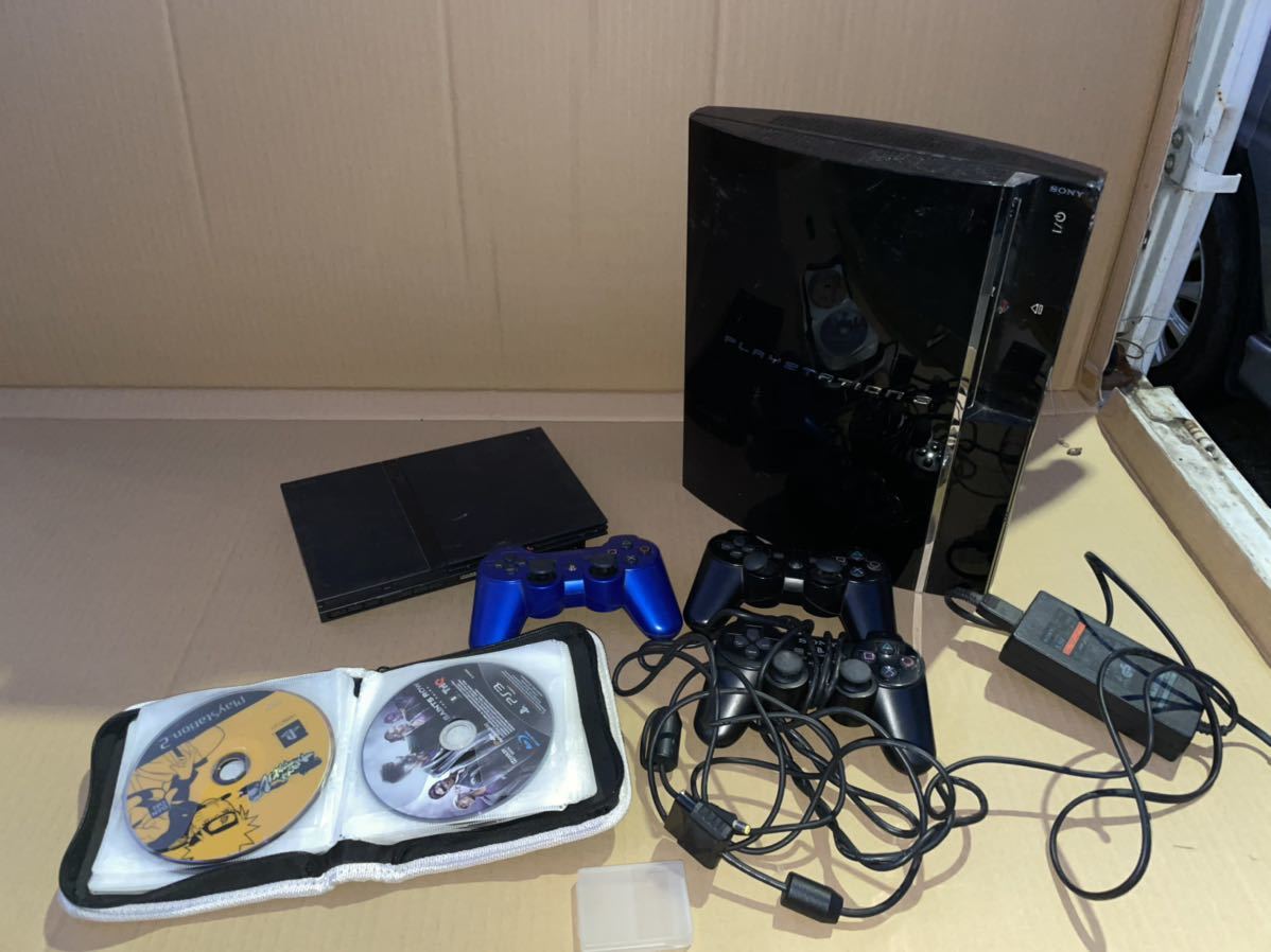 SONY★PS3本体★プレイステーション3★PS2★PlayStation2★psx★コントローラ★ソフト大量まとめ★動作品★SCPH-70000薄型★CECHA00_画像2