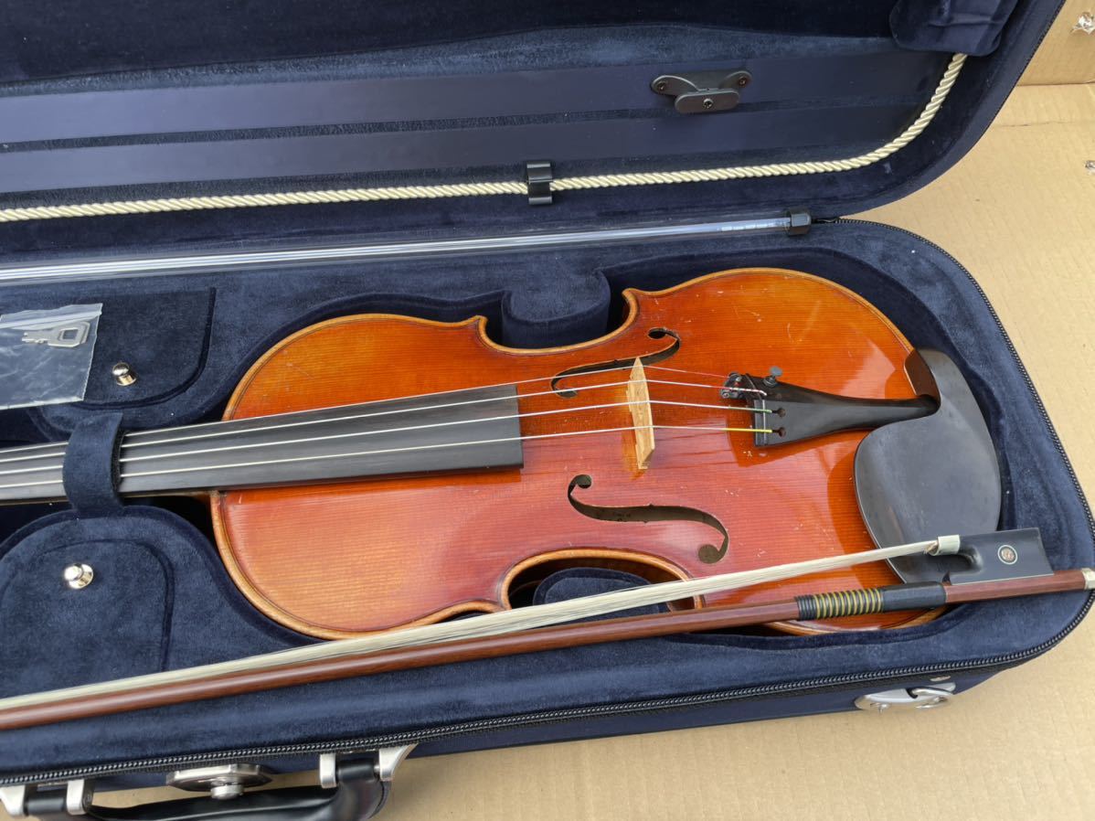 バイオリン★copy of Antonius Stradivarius faciebat Cremona 1713 Made in Western Germany★専用ケース★希少★完動品★動作確認★美品_画像9