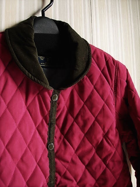 新品キルティングジャケット/ショートコート Mサイズ ラズベリーピンク