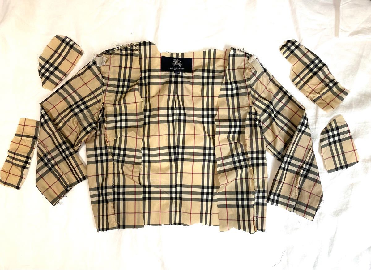 生地】バーバリー チェック柄 洋服裏地の端切れ はぎれ|Yahoo 生地】バーバリー チェック柄 洋服裏地の端切れ はぎれ|Yahoo
