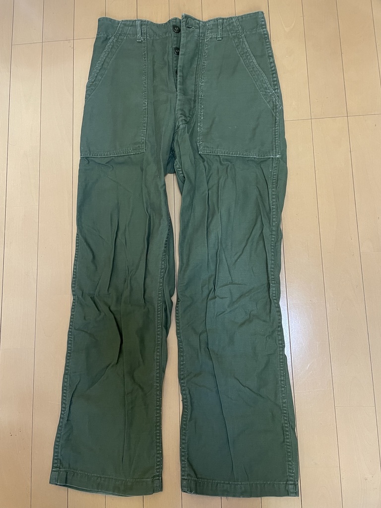 お待たせ! US ARMY 米軍 アメリカ軍 70s ベイカーパンツ OG107