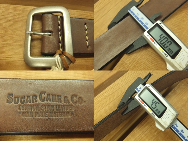  Orient Sugar Cane regular shop SC02320-138 cow leather belt new goods [ tea ][W34=85cm]. free shipping!! years standard = immovable. model!