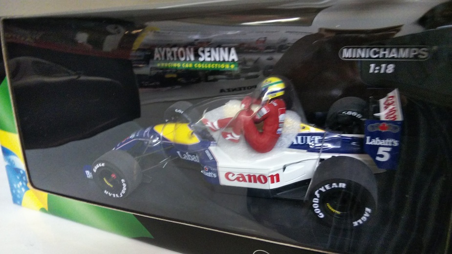 最新のデザイン 美品 1/18 ライドオンセナ ミニチャンプス ウィリアムズ FW14 - その他