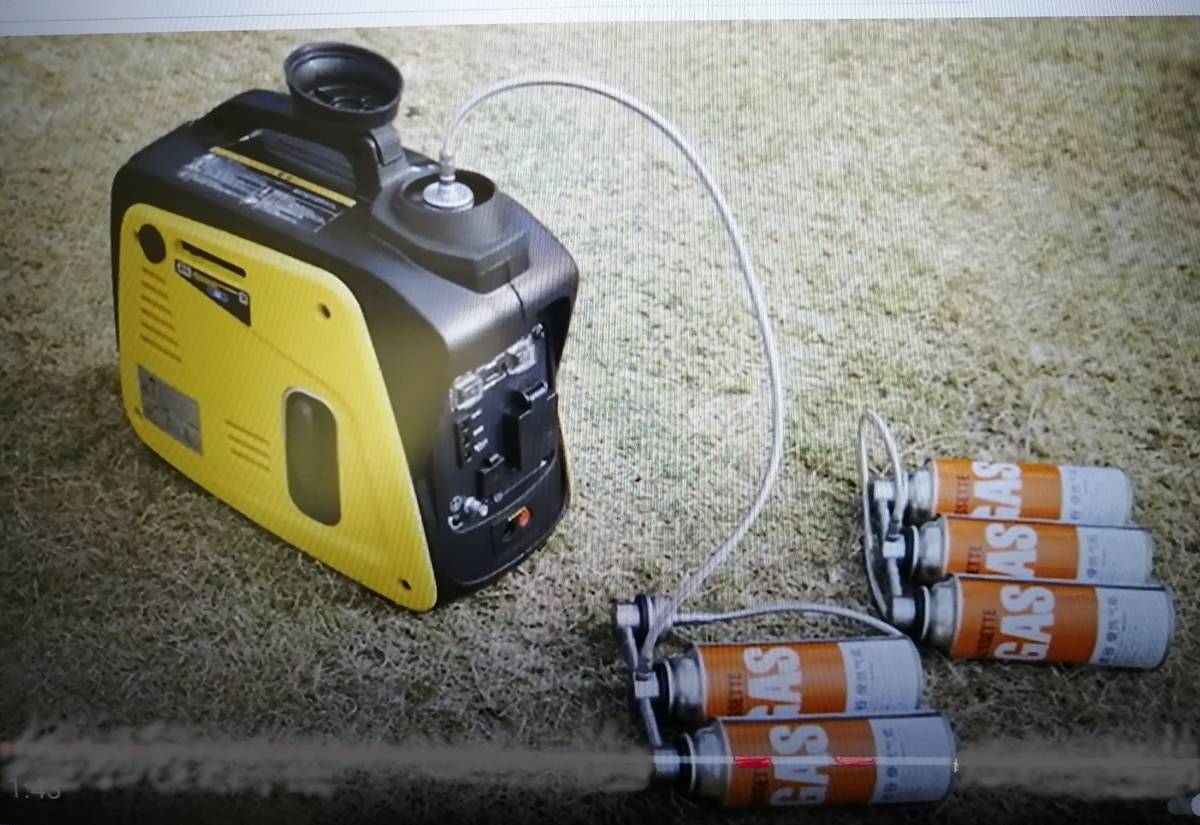 カセットガス発電機 EENOUR XYG950i-B 専用 カセットボンベ5本増設