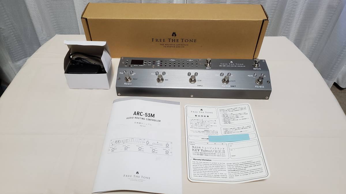未使用に近い美品】FREE THE TONE ARC-53M プログラマブルスイッチャー