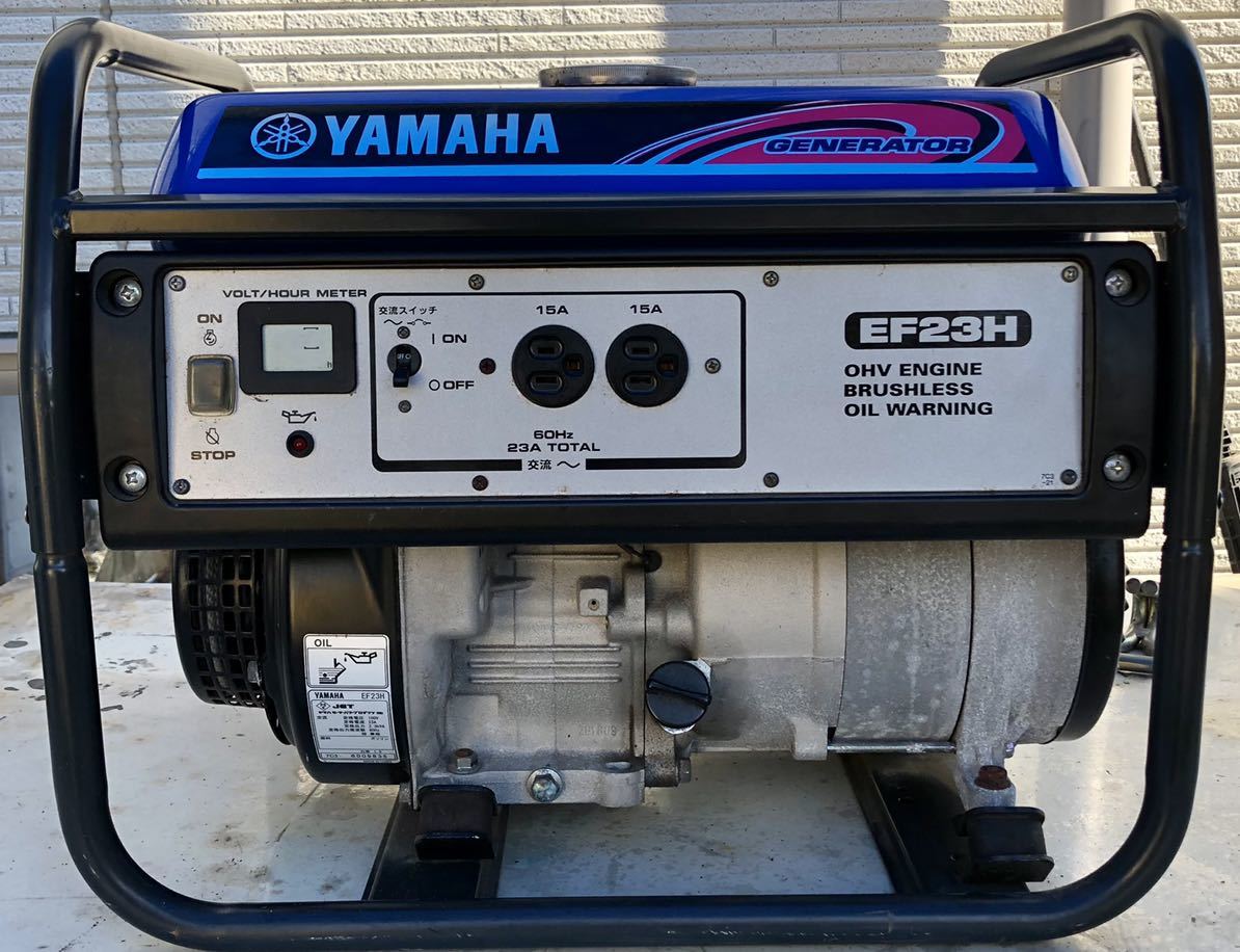 超可爱の ヤマハ 発電機 EF23H 綺麗 使用時間70h - インバーター発電機 - hlt.no