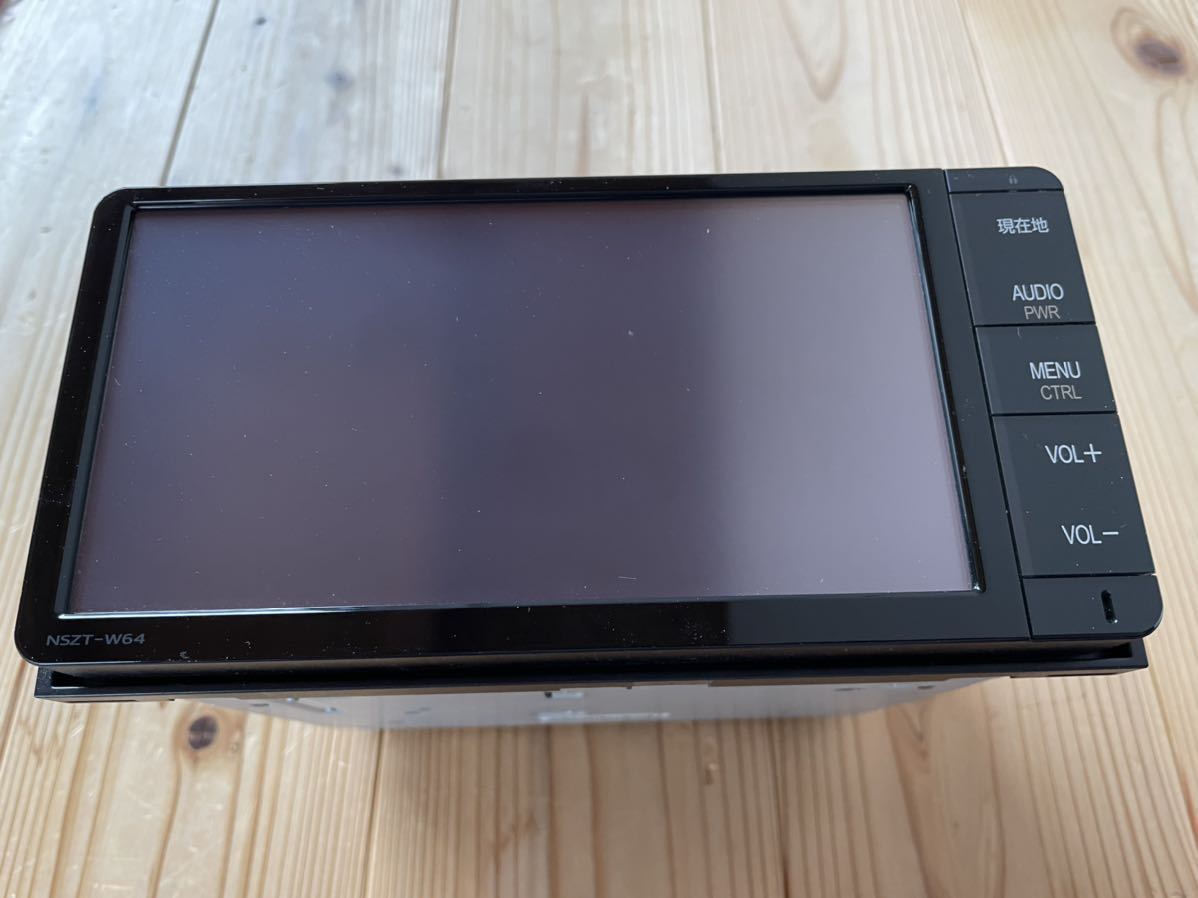トヨタ純正 NSZT-W64 メモリーナビ SDナビ フルセグ 地図データ 2014