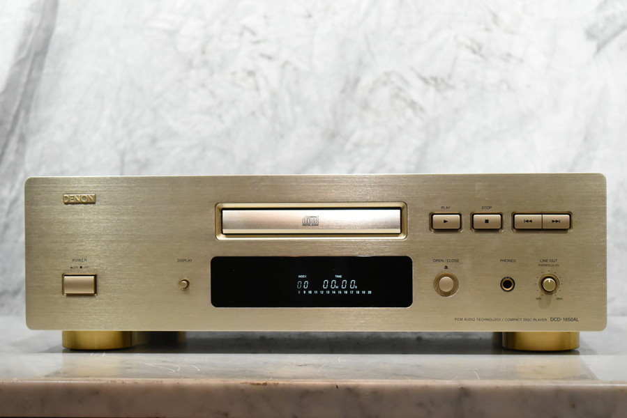 2021春夏新色】 DENON CDプレーヤー デノン DCD-1650AL CDデッキ