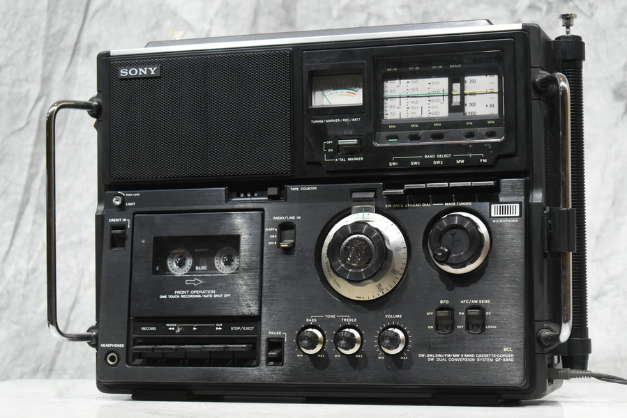 ヤフオク! - SONY ソニー CF-5950 スカイセンサー BCLラ...