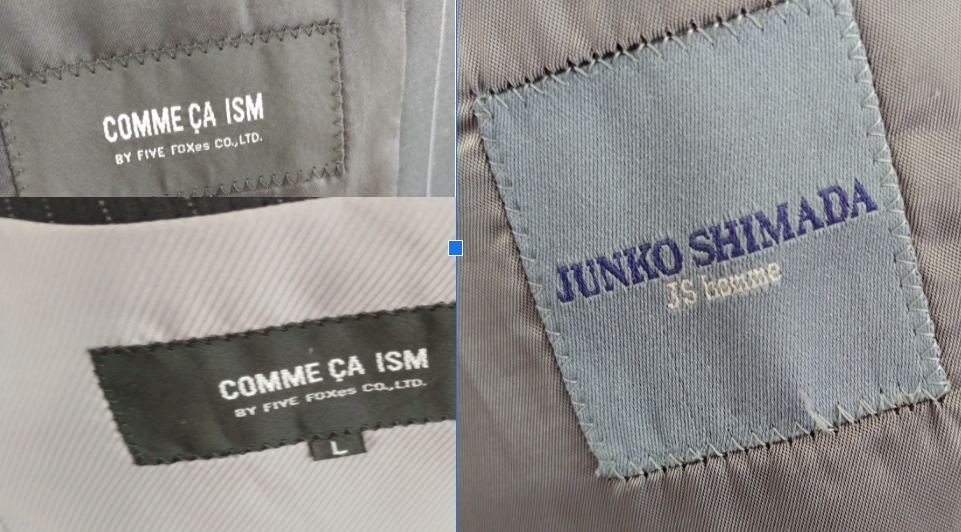 スーツ3着セット　COMME CA ISM JUNKO SHIMADA_画像5