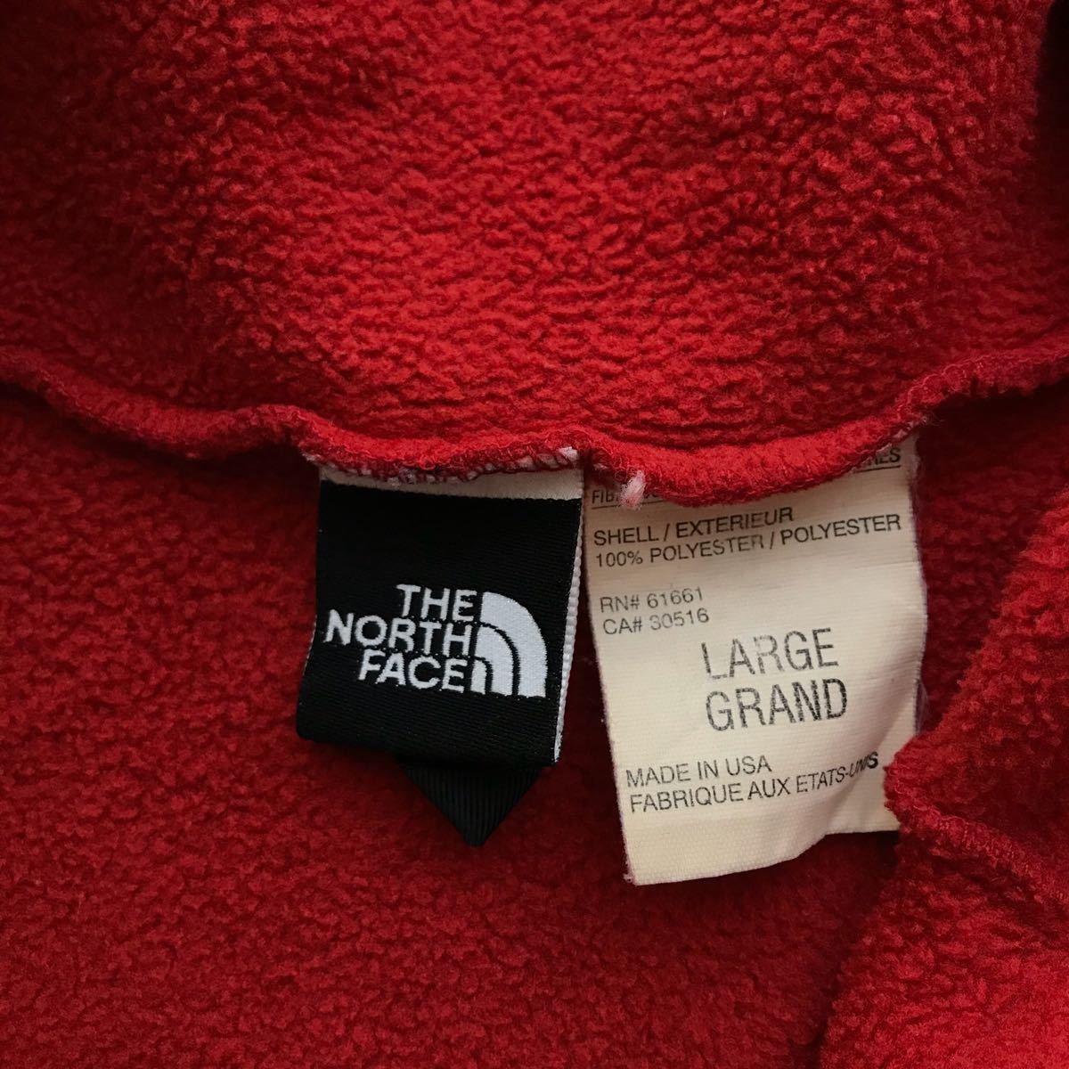 ヴィンテージ 古着 THE NORTH FACE フリース レッド Lサイズ cnema.fr
