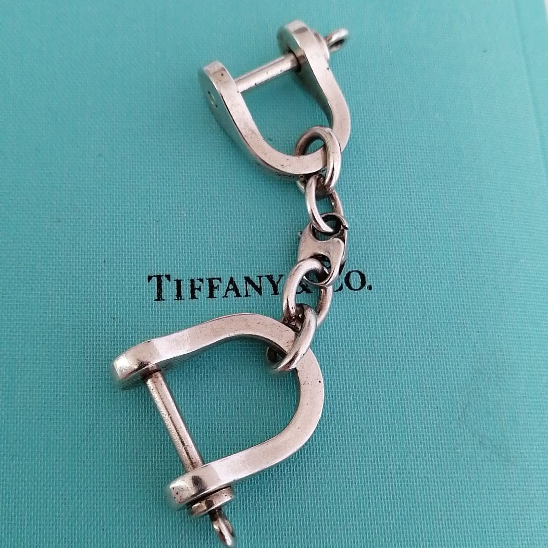 VINTAGE TIFFANYヴィンテージティファニー シャックル キーホルダー-