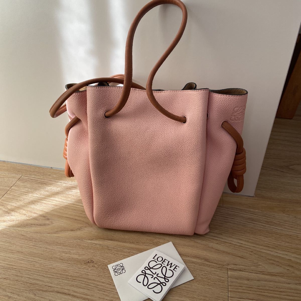 ご専用☆LOEWE ロエベ フラメンコノット レザートートバッグ-
