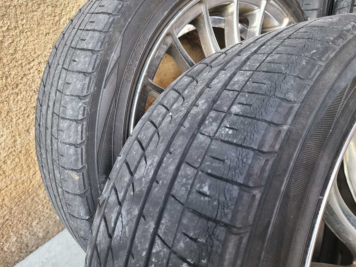 配送可【4本セット】MONZAワーウィックプレミアムフィン+ヨコハマBluEarth/YOKOHAMAブルーアースRV-01[215/45R18 93W/18インチ]中古_画像3