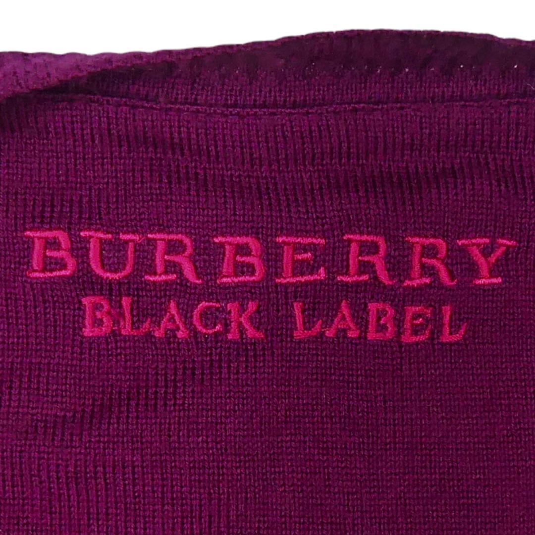 即決☆BURBERRY BLACK LABEL☆メンズM 廃版 ニット セーター