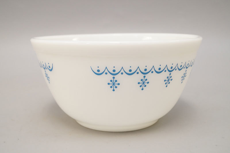 970-パイレックス◆スノーフレーク ボウル 4点 セット snowflake Pyrex_画像3