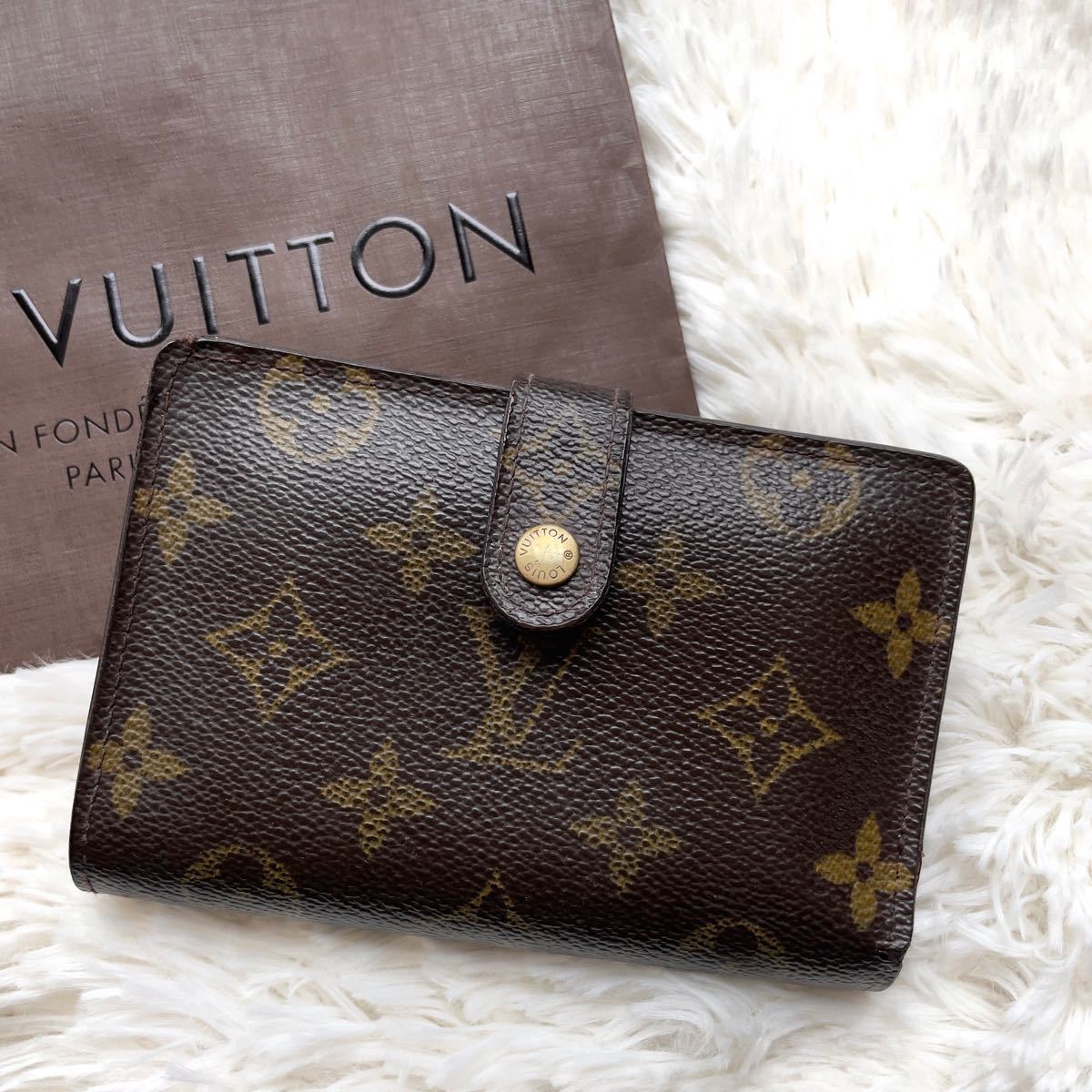 美品】LOUIS VUITTON ルイヴィトン モノグラム ポルトモネ・ビエ