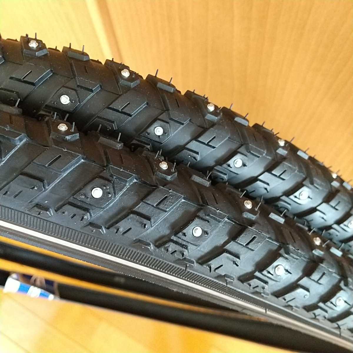 SCHWALBE SNOW STUD Spike tire 40-622 26x1.50 700x38c シュワルベ スノースタッド スパイク タイヤ 2本 Set_画像2