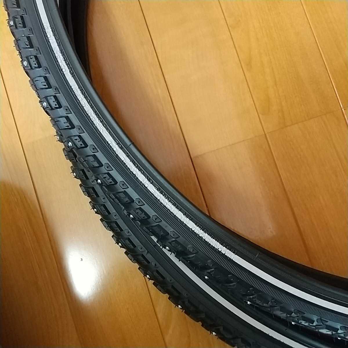 SCHWALBE SNOW STUD Spike tire 40-622 26x1.50 700x38c シュワルベ スノースタッド スパイク タイヤ 2本 Set_画像7