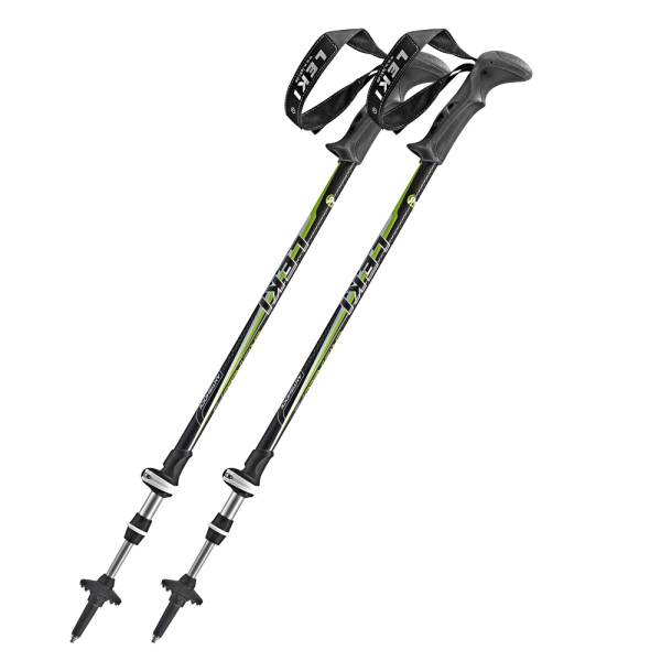 LEKI AERGON トレッキングポール SPD AS アンチショック 2本 緑 www