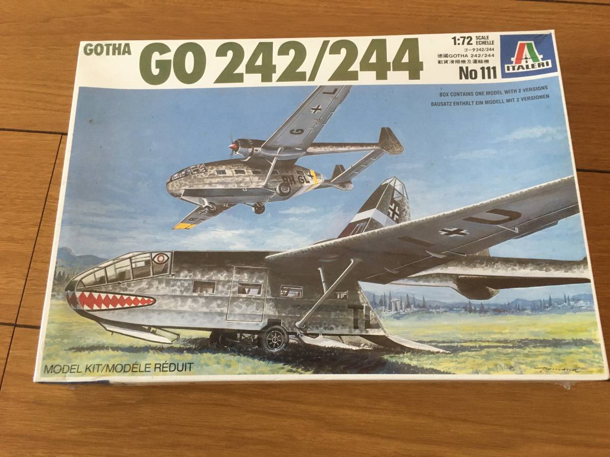 1/72軍用グライダーゴータ車両製造 Gotha Go 242/244　Italeri_画像1