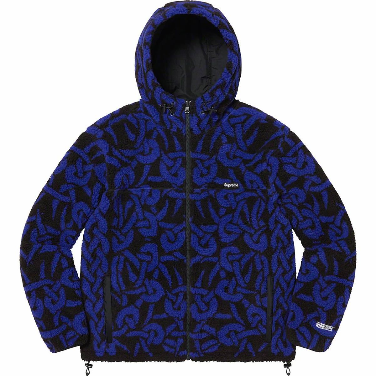 【新品未使用】 21AW 22 新品 SUPREME シュプリーム CELTIC KNOT REVERSIBLE WINDSTOPPER FLEECE HOODED JACKET ジャケット ブルゾン S_画像1