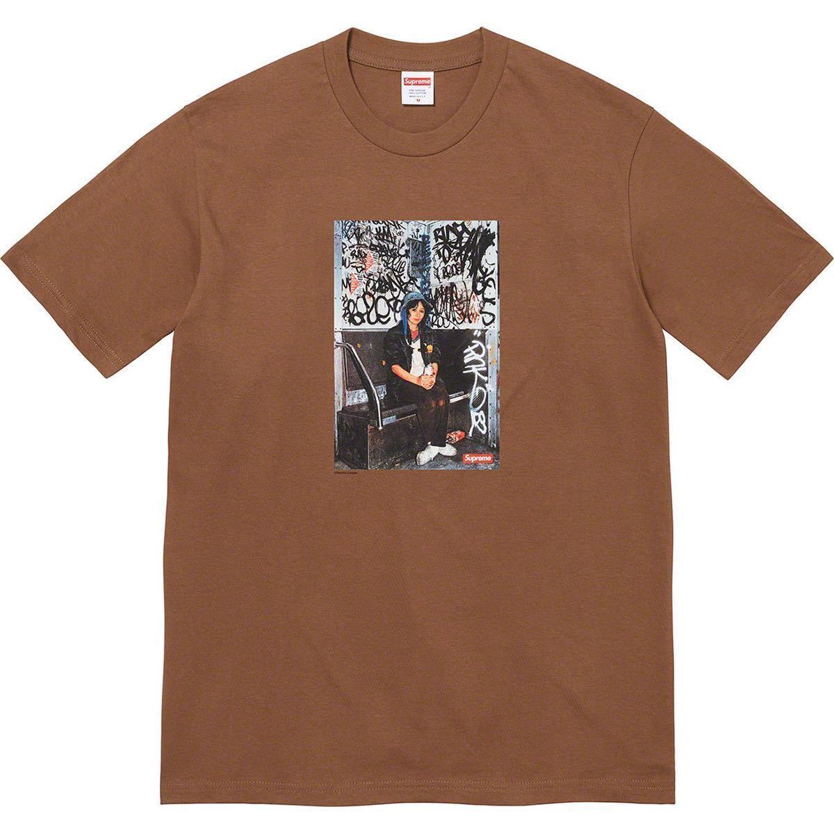 【新品未使用】 21AW 22 新作 新品 SUPREME シュプリーム LADY PINK TEE Tシャツ カットソー 半袖 BROWN M ブラウン 茶色 即決早い者勝ち_画像1