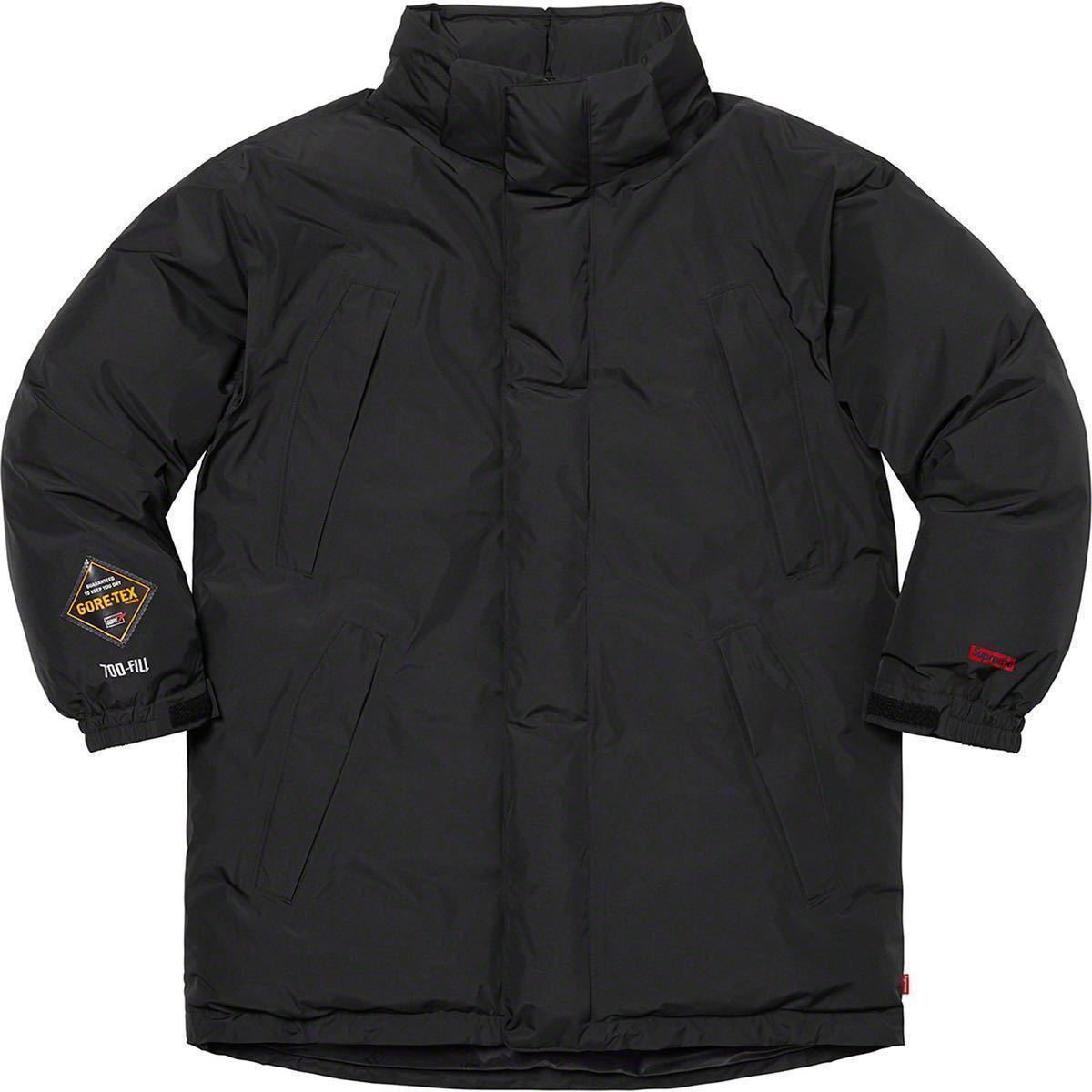 【新品未使用】 21AW 22 新作 新品 SUPREME シュプリーム GORE TEX 700 FIL DOWN PARKA ダウンジャケット ブラック BLACK S 即決早い者勝ち_画像4