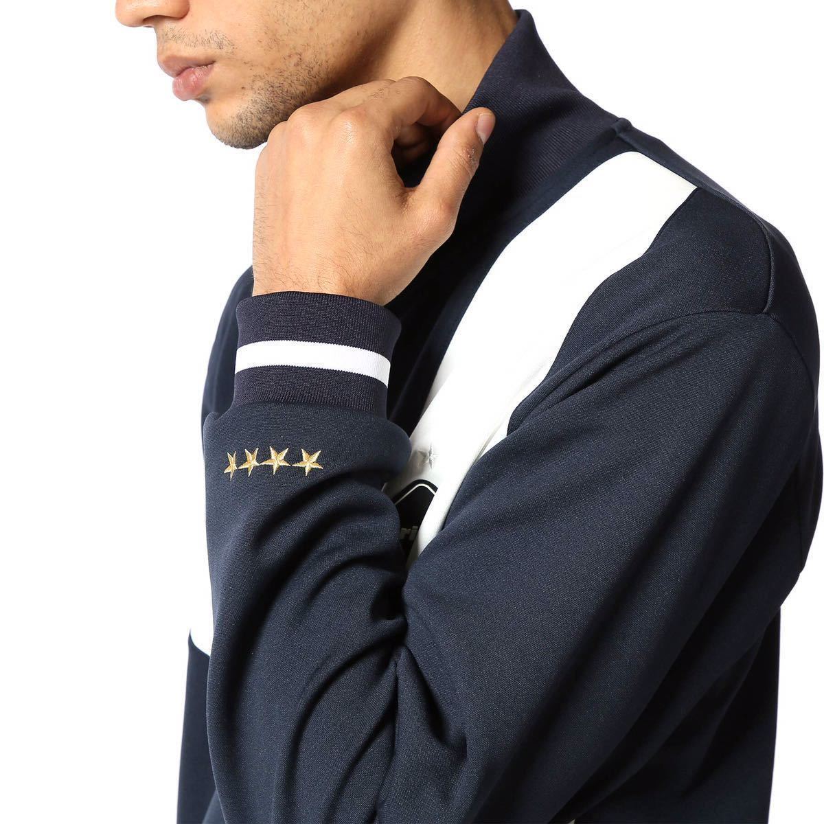 【新品タグ付き】 FCRB f.c real bristol エフシーレアルブリストル SOPH ソフ BIG STAR JERSEY BLOUSON ジャージブルゾン ジャケット NAVY_画像8