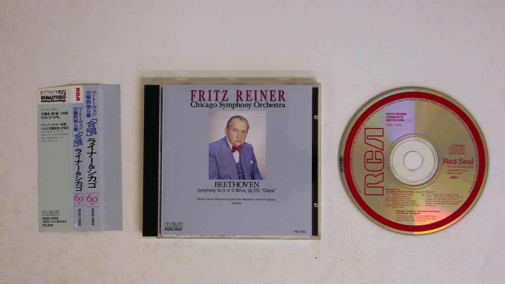 フリッツ・ライナー/シカゴ/ベートーヴェン 交響曲第9番 合唱/RCA R32C-1002□_画像1