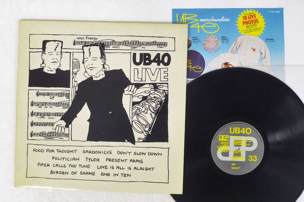 英 UB40/LIVE/DEP INTERNATIONAL LP DEP 4_画像1