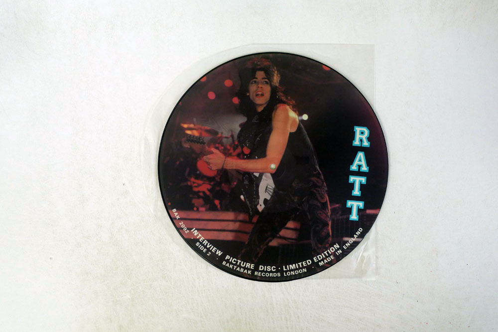 英 ピクチャー盤 RATT/INTERVIEW PICTURE DISC/BAKTABAK BAK 2092_画像2