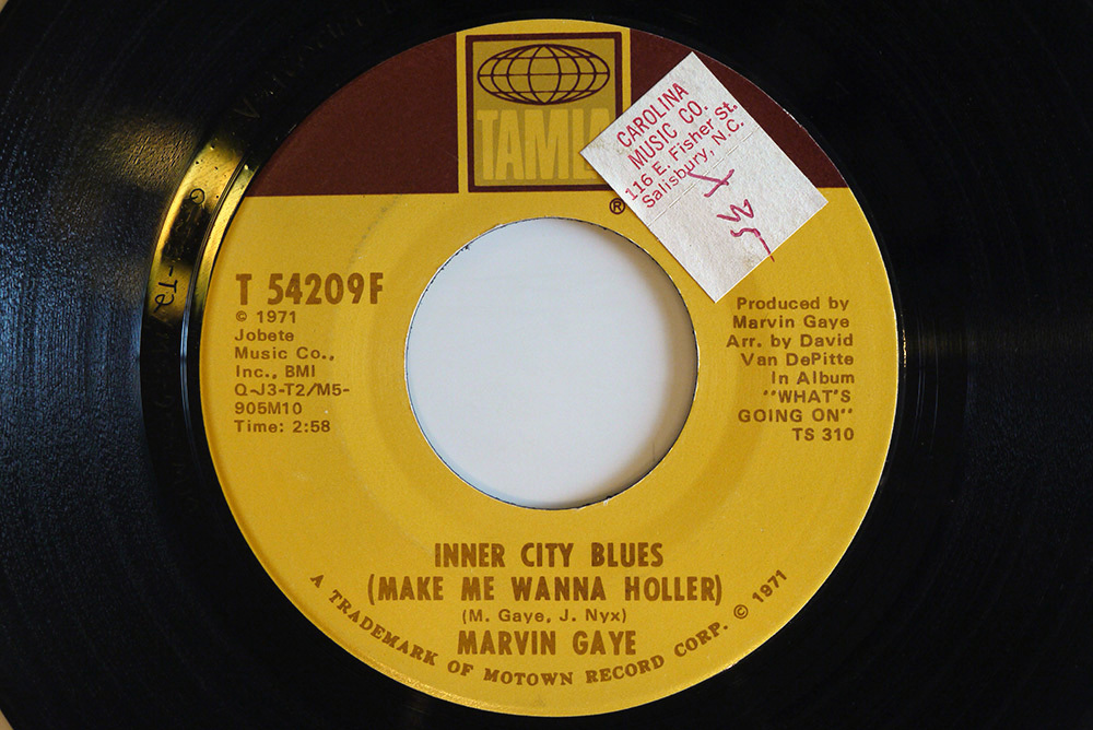 US ORIGINAL MARVIN GAYE/INNER CITY BLUES/TAMLA T 54209F□_画像1