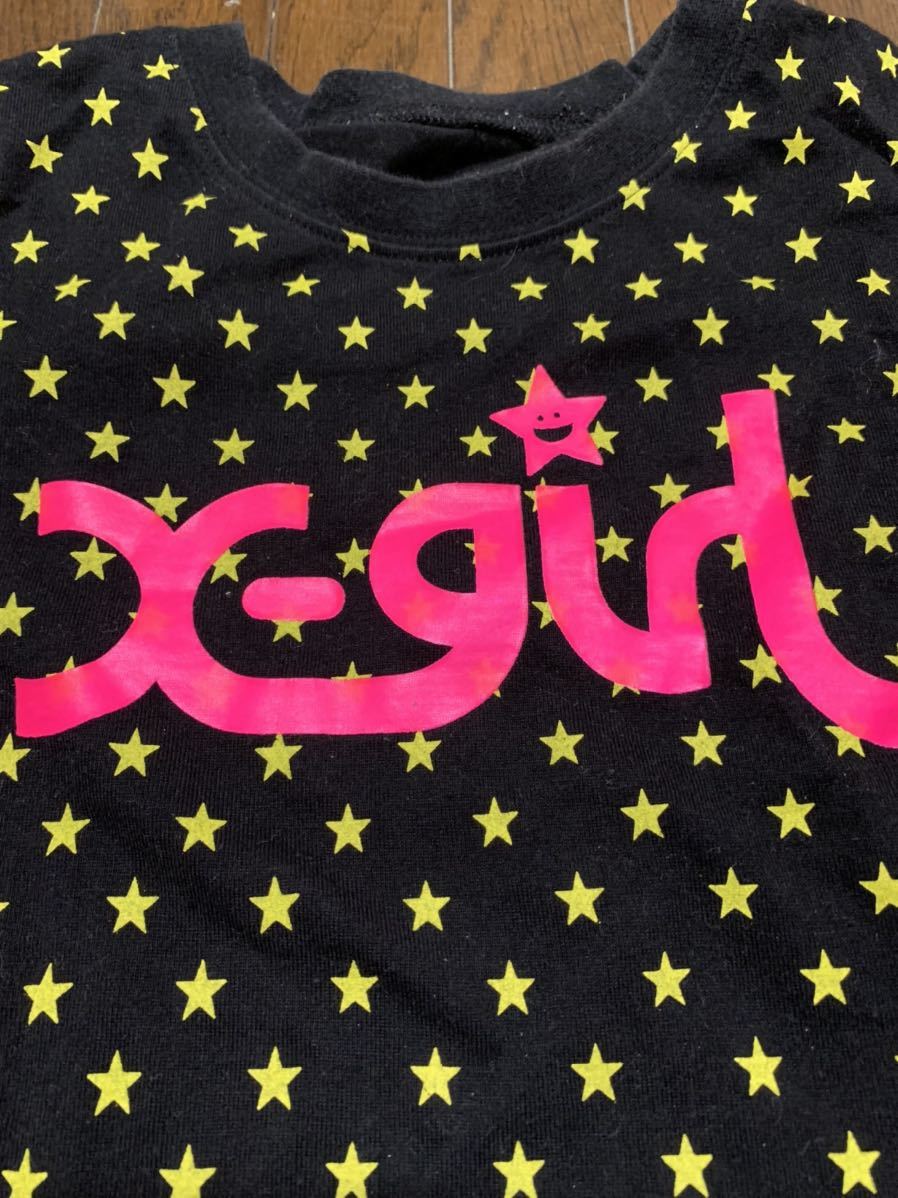  быстрое решение * X-girl *X-girl stages*. звезда sama много Logo короткий рукав футболка *6T*120