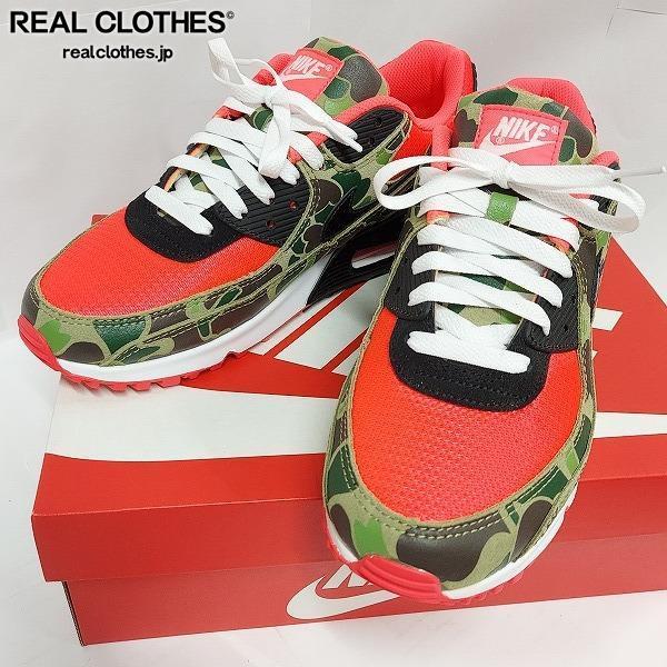 NIKE/ナイキ AIR MAX 90/エアマックス90 REVERSE DUCK CAMO/リバース ダック カモ CW6024-600/27.5 /080_詳細な状態は商品説明内をご確認ください。