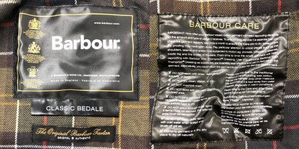 Barbour / 20aw CLASSIC BEDALE WAX JACKET バブアー / 英国製