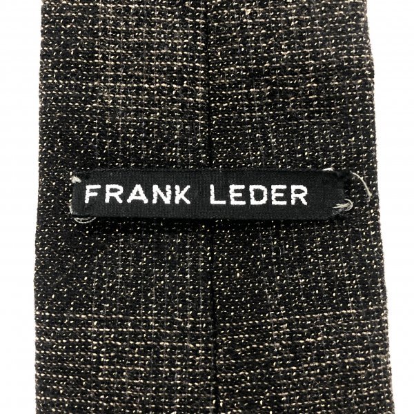 FRANK LEDER フランクリーダー / ウール系 ネクタイ ダークブラウン系