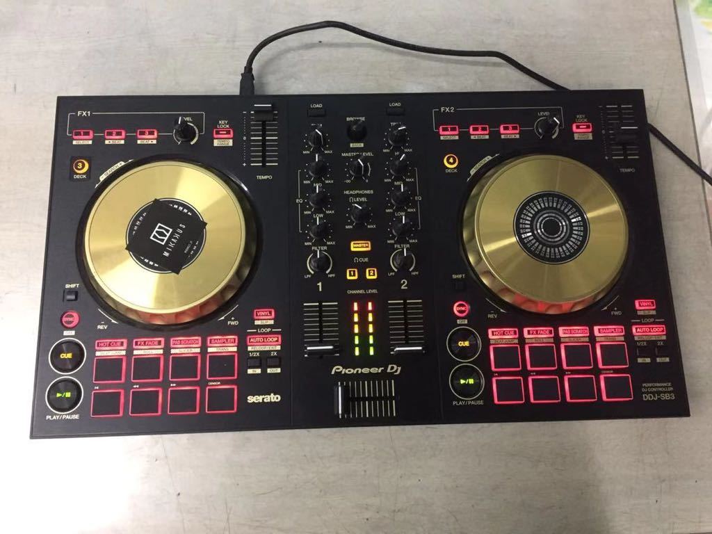 Pioneer DJ DDJ-SB3-N DJコントローラー 通電のみ確認(140s) www