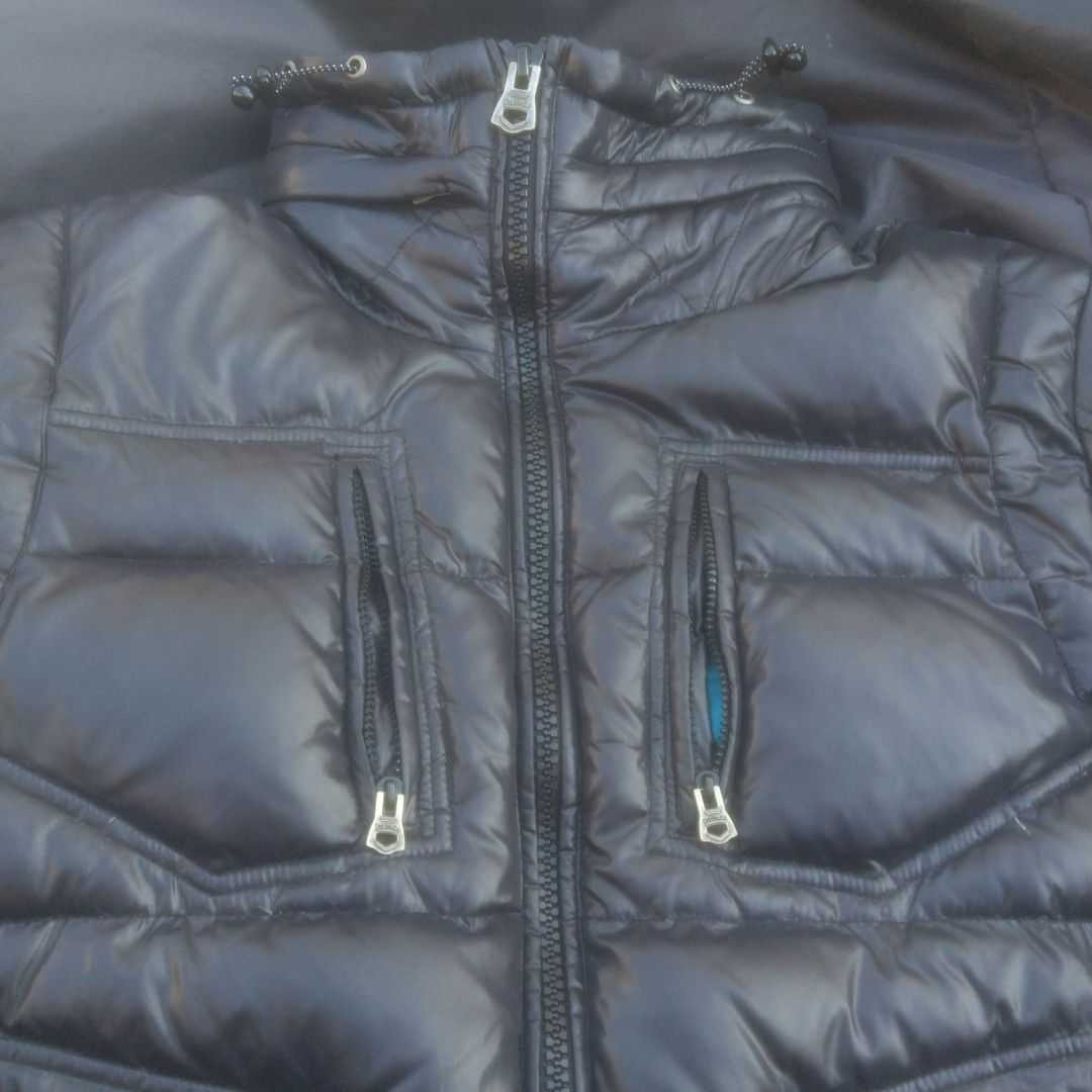 古着 DIESEL ダウンジャケット ブラック サイズS 3