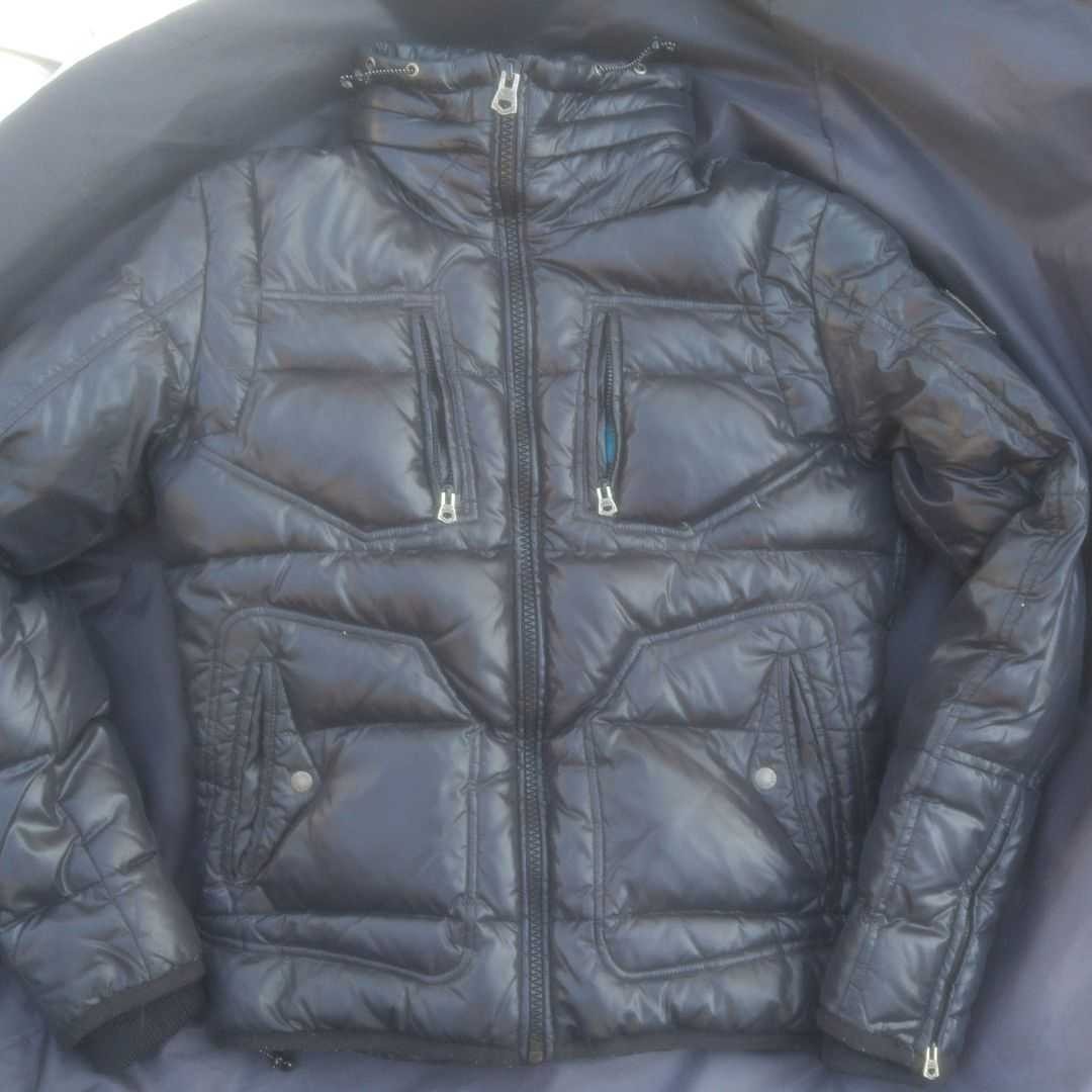 古着 DIESEL ダウンジャケット ブラック サイズS