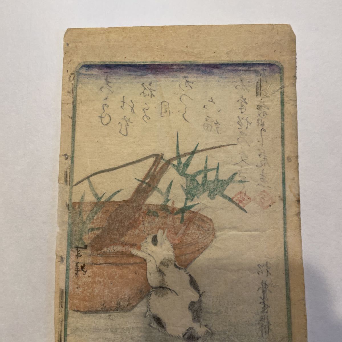 安いNEW ヤフオク! - 即決 真作 芳虎/猫の木版画(検索=美人画 周延 ... 通販高品質