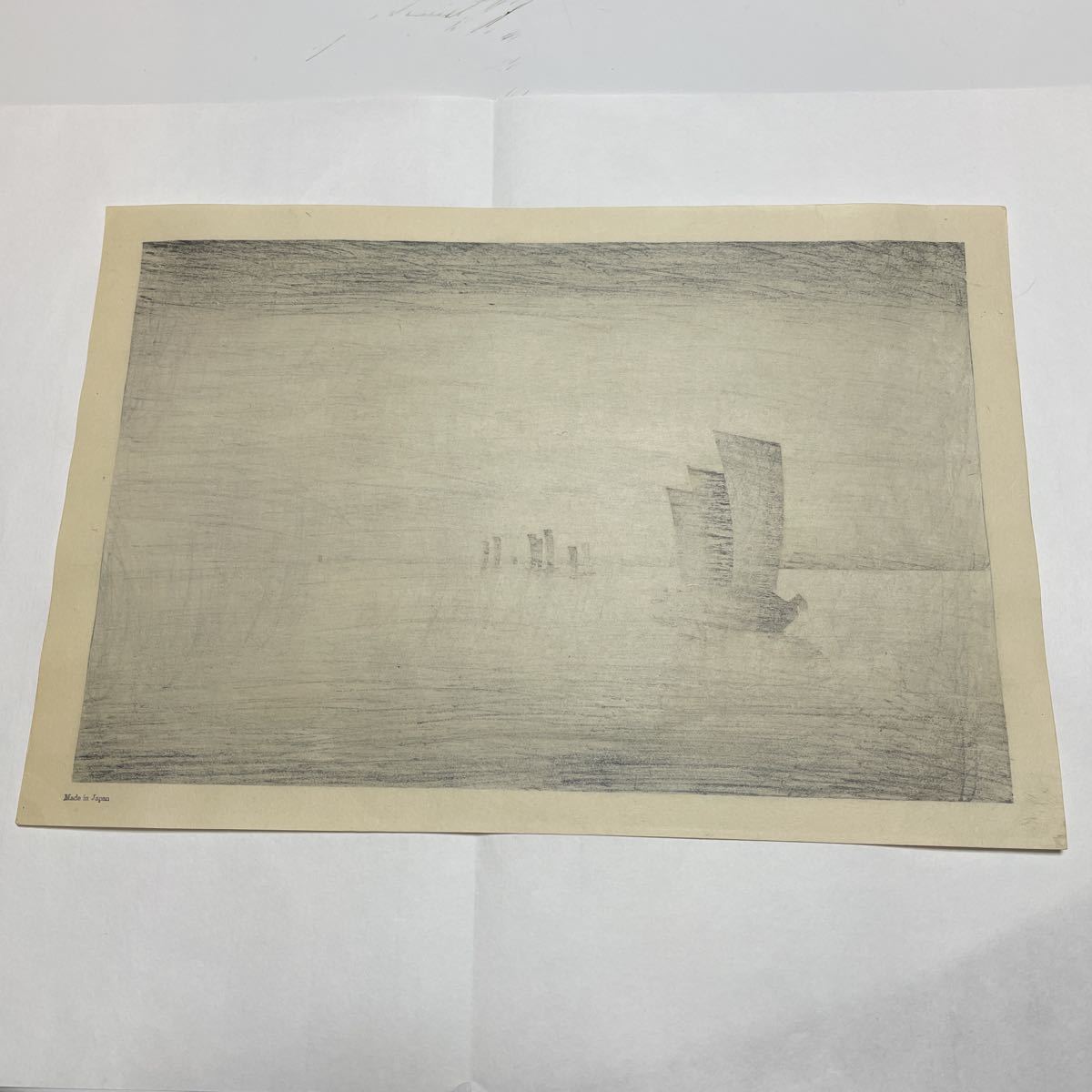 ヤフオク! - 即決 真作 小原古邨 木版画 海舟 (検索=川瀬巴...